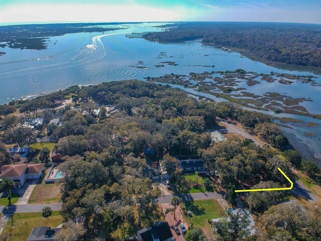 100 Saturn Rd, Saint Augustine, FL 32086 - drone / aerial view of a large body of water