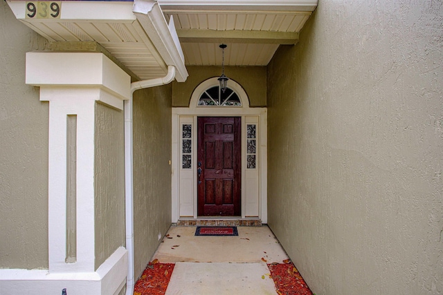 view of property entrance