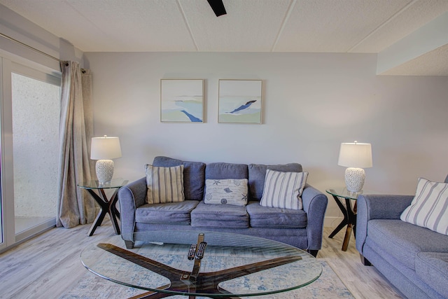 390 A1A Beach Blvd Unit 43, Saint Augustine Beach, FL 32080 - living room with light wood-style flooring