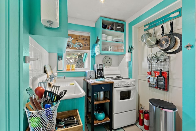 kitchen with electric stove