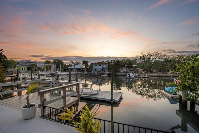 101 Dolphin Dr, Saint Augustine, FL 32080 - view of dock with a water view