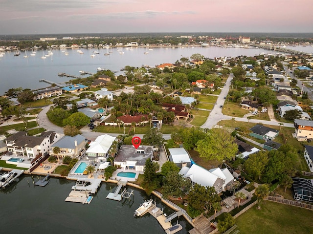 101 Dolphin Dr, Saint Augustine, FL 32080 - aerial view with a water view