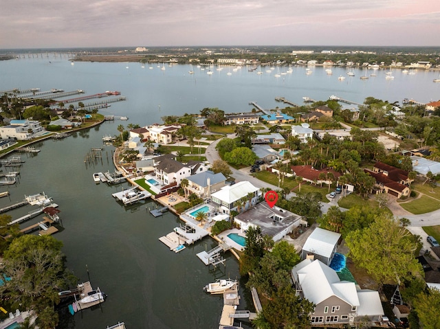 101 Dolphin Dr, Saint Augustine, FL 32080 - aerial view featuring a water view
