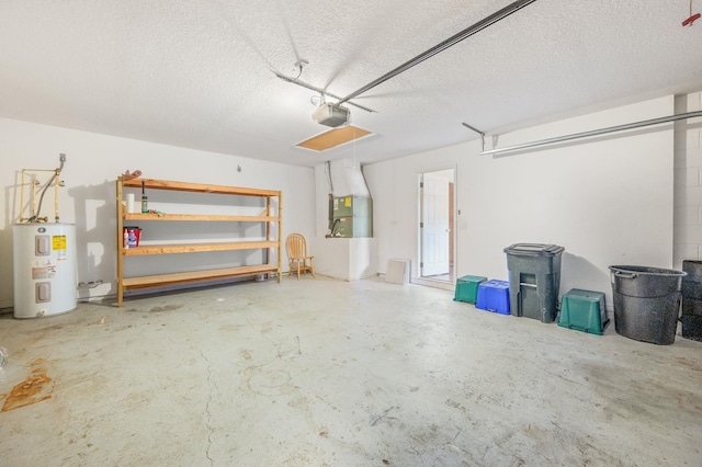 17 Porter Ln, Palm Coast, FL 32164 - garage with water heater, a garage door opener, and heating unit
