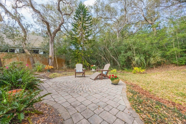 485 Ocean Forest Dr, Saint Augustine, FL 32080 - view of patio featuring fence