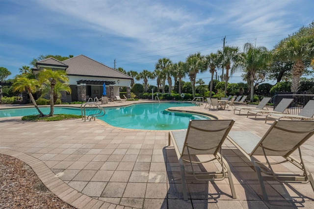 485 Ocean Forest Dr, Saint Augustine, FL 32080 - pool featuring fence and a patio