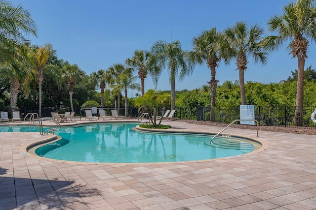 485 Ocean Forest Dr, Saint Augustine, FL 32080 - pool featuring fence and a patio area