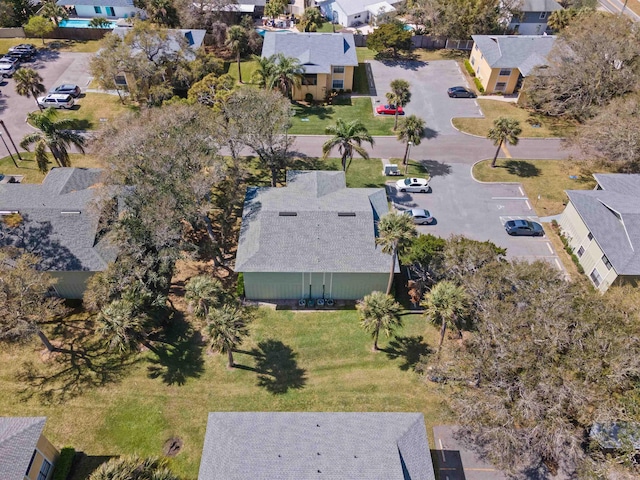 birds eye view of property featuring a residential view