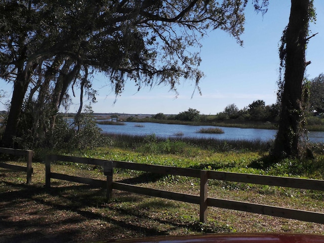 view of water feature