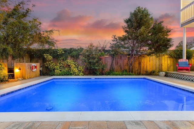 75 Osceola St, Saint Augustine, FL 32084 - view of pool with a fenced backyard and a fenced in pool