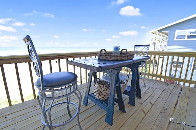 2749 S Ponte Vedra Blvd, Ponte Vedra Beach, FL 32082 - wooden deck with a water view