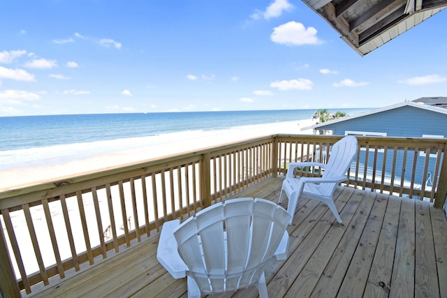 2749 S Ponte Vedra Blvd, Ponte Vedra Beach, FL 32082 - deck with view of water and beach and grilling area