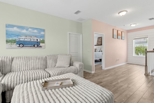 57 Guanahani Trl, Saint Augustine, FL 32080 - living area featuring wood finished floors and baseboards