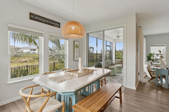 57 Guanahani Trl, Saint Augustine, FL 32080 - dining room featuring healthy amount of natural light and wood finished floors