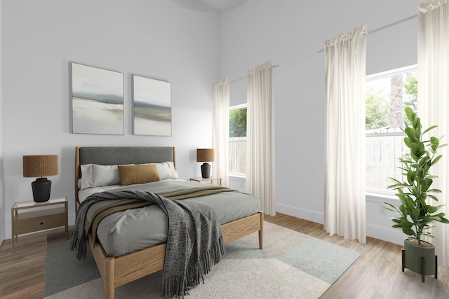 441 S Woodlawn St, Saint Augustine, FL 32084 - bedroom featuring multiple windows and light wood-style flooring