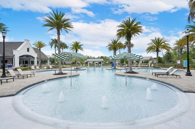 34 Anguilla Blvd, Saint Augustine, FL 32092 - community pool featuring a patio