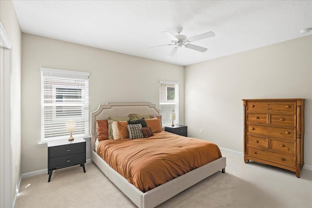 34 Anguilla Blvd, Saint Augustine, FL 32092 - bedroom with light carpet and a ceiling fan