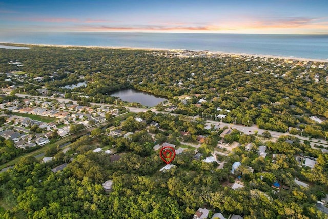 2470 Oleander St, Saint Augustine, FL 32080 - aerial view of property's location featuring a nearby body of water