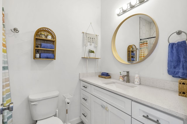 2470 Oleander St, Saint Augustine, FL 32080 - bathroom with vanity and a shower with shower curtain