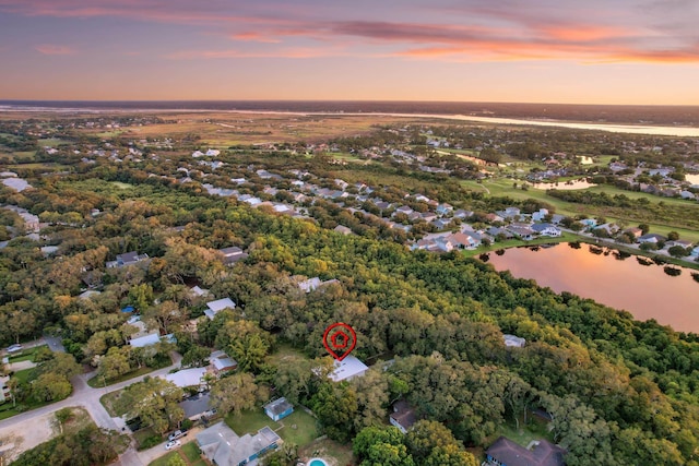 2470 Oleander St, Saint Augustine, FL 32080 - aerial view at dusk of a water view
