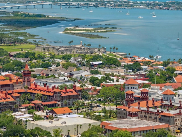 133 Pomar St, Saint Augustine, FL 32084 - bird's eye view of a large body of water and a notable bridge