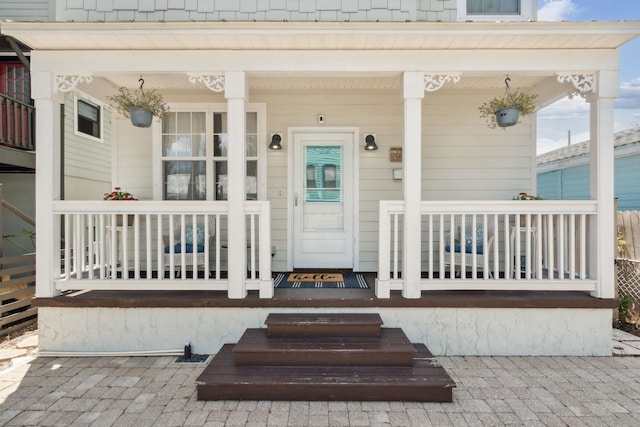 133 Pomar St, Saint Augustine, FL 32084 - doorway to property with covered porch