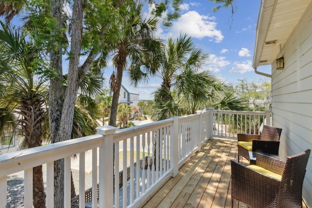 133 Pomar St, Saint Augustine, FL 32084 - view of wooden deck