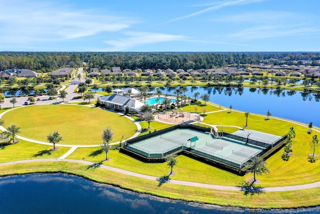 190 River Mist Dr, Saint Augustine, FL 32095 - aerial view featuring a residential view and a water view