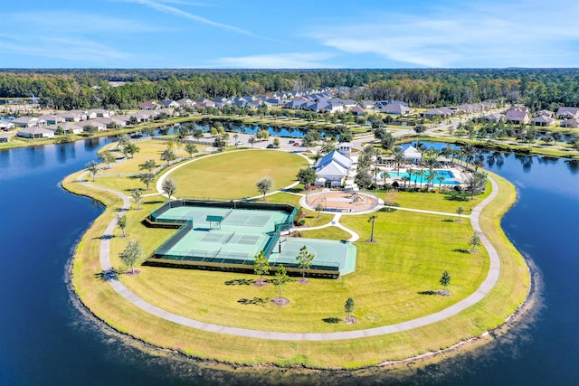 190 River Mist Dr, Saint Augustine, FL 32095 - bird's eye view featuring a residential view and a water view
