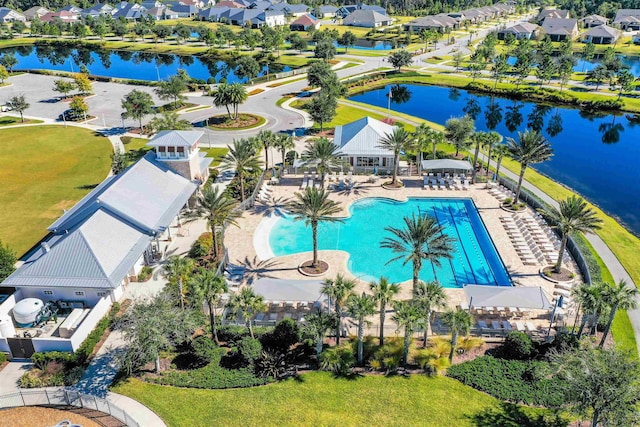 190 River Mist Dr, Saint Augustine, FL 32095 - pool featuring a water view and a residential view