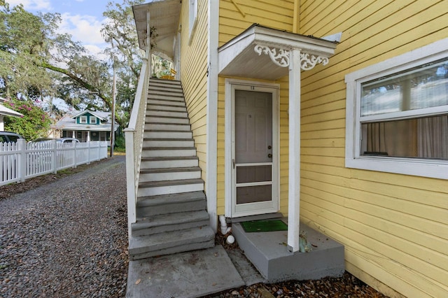 view of property entrance