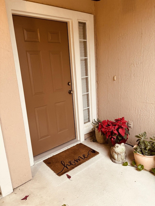 view of entrance to property