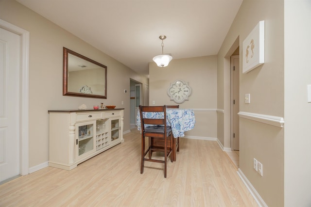 408 B St, Saint Augustine, FL 32080 - dining space featuring light wood finished floors and baseboards