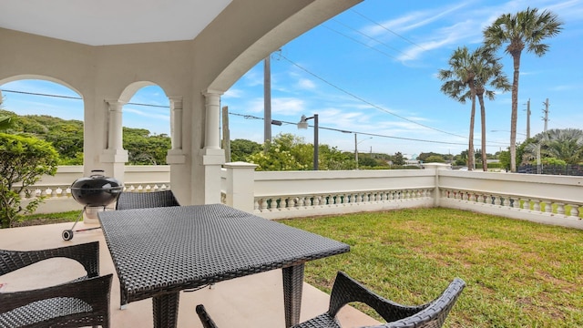 264 Gibraltar Ct Unit 101, Saint Augustine, FL 32080 - view of patio / terrace featuring grilling area