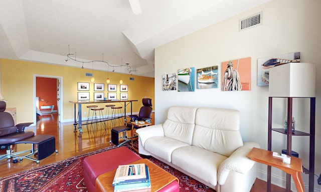 12 Flagler Blvd Unit B201, Saint Augustine, FL 32080 - living room featuring wood finished floors and baseboards