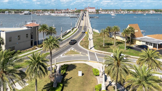 12 Flagler Blvd Unit B201, Saint Augustine, FL 32080 - aerial overview of property's location featuring a nearby body of water