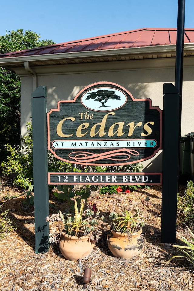 12 Flagler Blvd Unit B201, Saint Augustine, FL 32080 - view of community sign