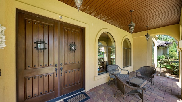 84 Villa Sovana Ct, Saint Johns, FL 32259 - property entrance featuring stucco siding