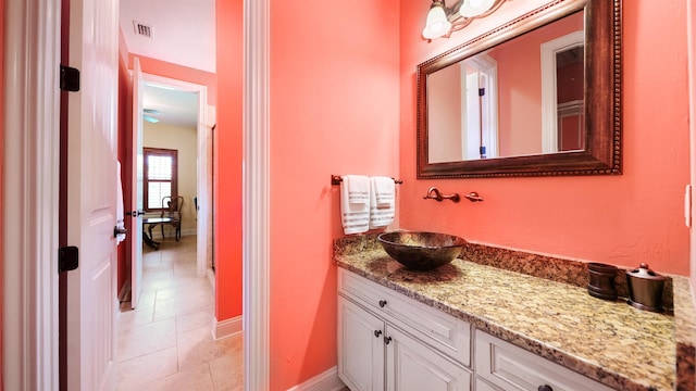 84 Villa Sovana Ct, Saint Johns, FL 32259 - bathroom featuring vanity and tile patterned floors