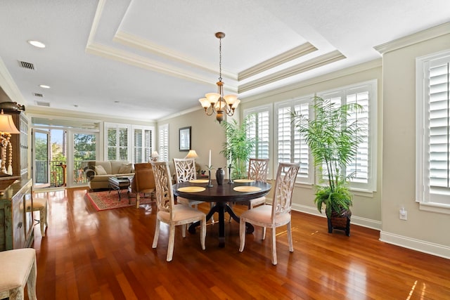 view of dining area