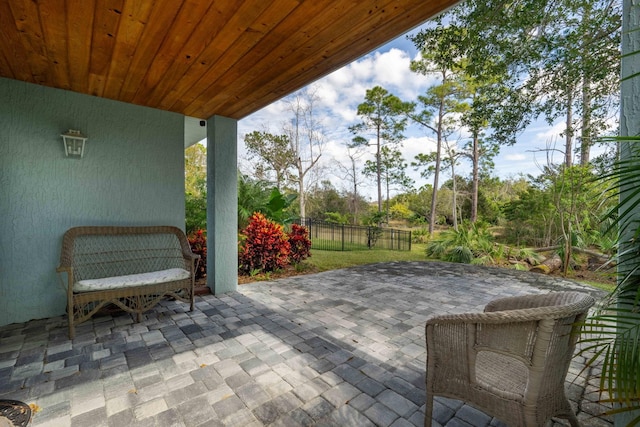 view of patio