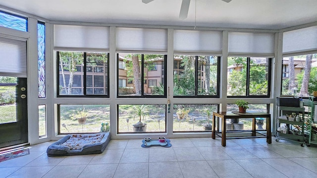21 Mid Pines Cir Unit 21, Palm Coast, FL 32137 - sunroom featuring tile patterned floors and healthy amount of natural light