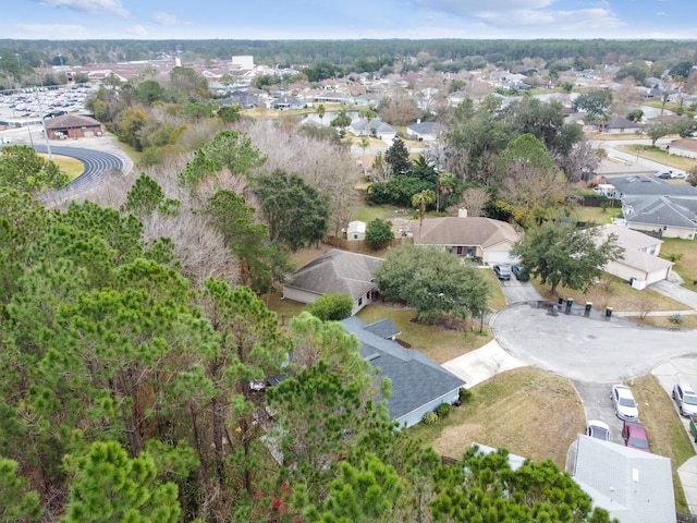 aerial view featuring a residential view