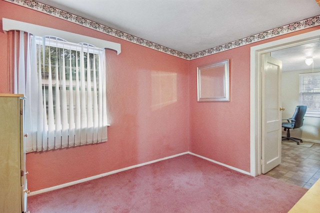 100 Spring St, Saint Augustine, FL 32084 - spare room with carpet and an office area