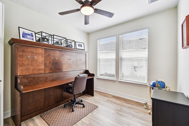 82 Lone Cypress Way, Saint Augustine, FL 32092 - office space featuring light wood finished floors and a ceiling fan