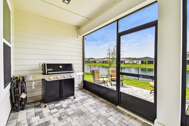82 Lone Cypress Way, Saint Augustine, FL 32092 - sunroom / solarium with a water view and a residential view