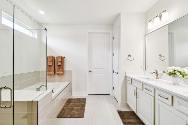 82 Lone Cypress Way, Saint Augustine, FL 32092 - full bath with double vanity and a garden tub