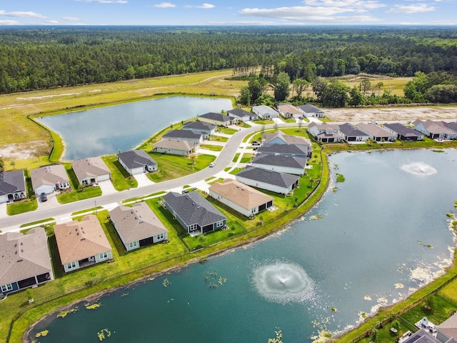 82 Lone Cypress Way, Saint Augustine, FL 32092 - aerial view of residential area with a forest and a nearby body of water