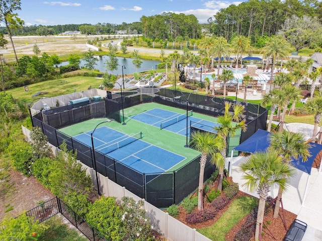 82 Lone Cypress Way, Saint Augustine, FL 32092 - drone / aerial view of a large body of water and a tree filled landscape