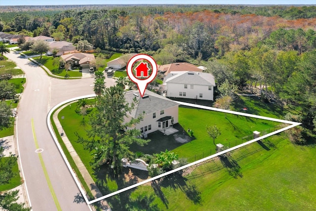 4905 Cypress Links Blvd, Elkton, FL 32033 - aerial view of property's location featuring property boundaries highlighted